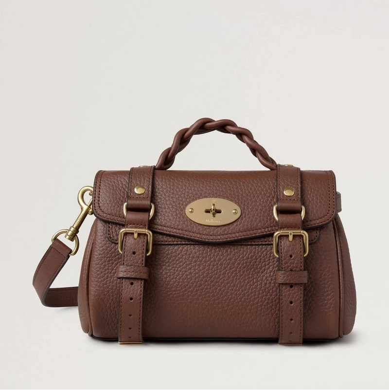 Mulberry Mini Alexa Bright Oak Heavy Grain