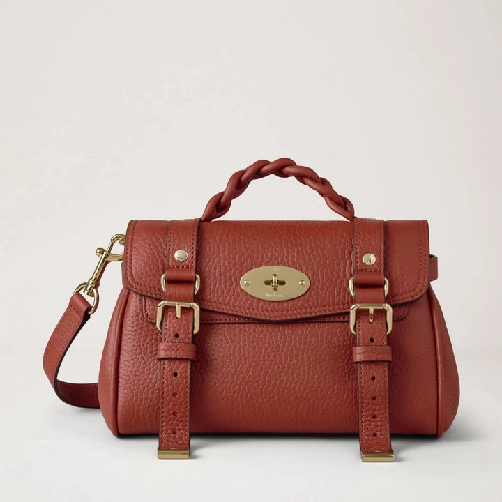 Mulberry Mini Alexa Heavy Grain Rust - Alexa Taske - Rl6595/736L190