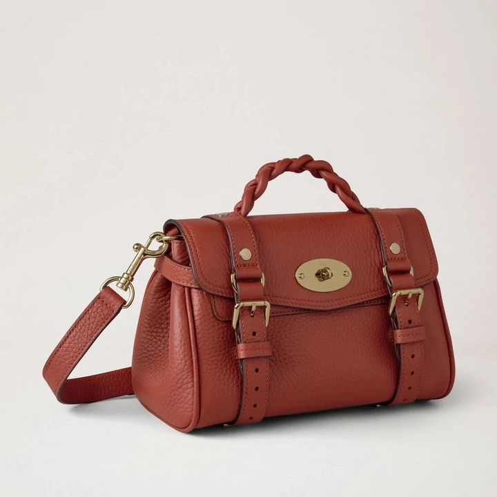 Mulberry Mini Alexa Heavy Grain Rust - Alexa Taske - Rl6595/736L190
