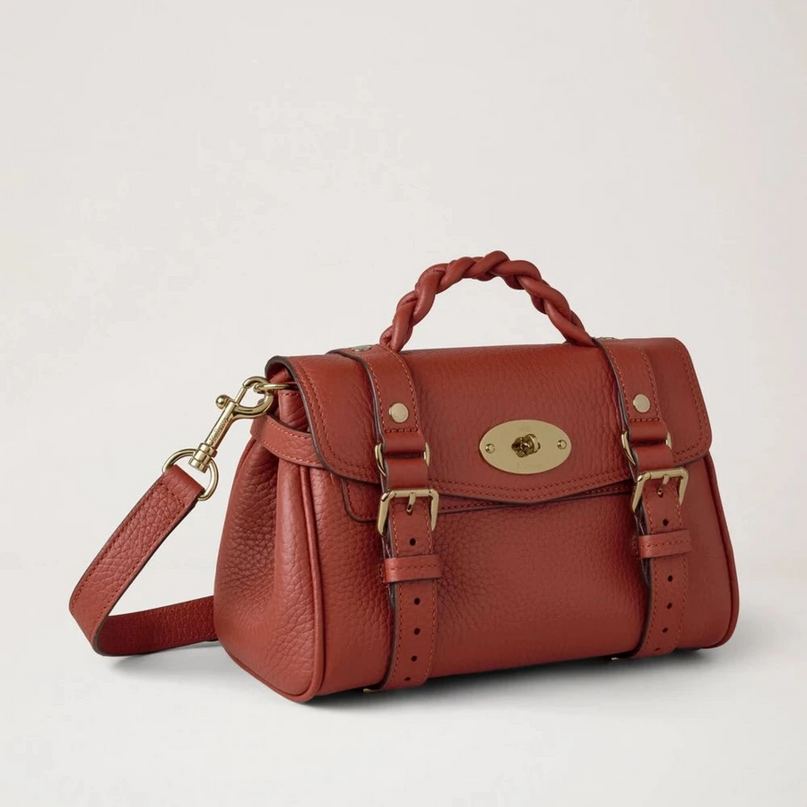 Mulberry Mini Alexa Heavy Grain Rust