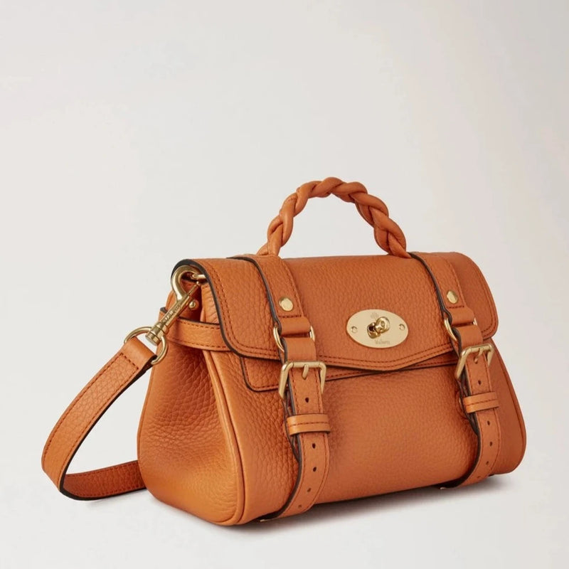 Mulberry Mini Alexa Heavy Grain Sunset