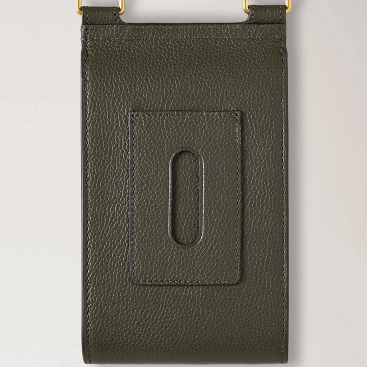 Mulberry Mini Antony Pouch Small Classic Grain Juniper Green - Antony Taske - RL6872/205Q749