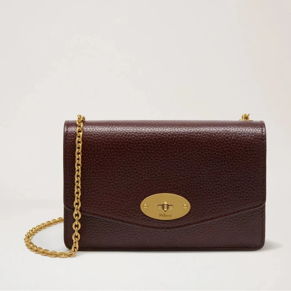 Mulberry Small Darley Oxblood Small Classic Grain – RL7791/205K195