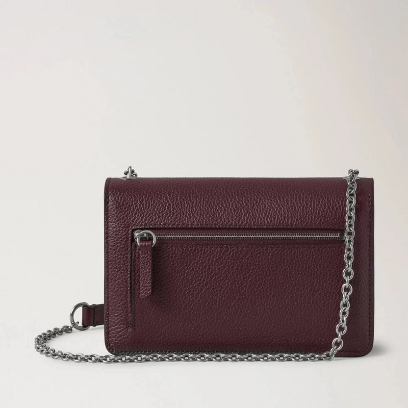 Mulberry Small Darley Small Classic Grain Black Cherry