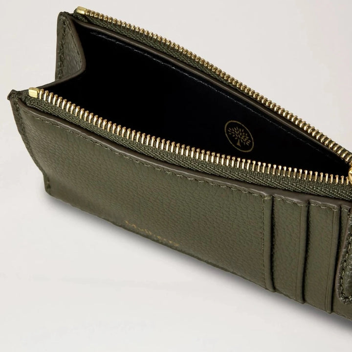 Mulberry Continental Long Zipped Card Holder Juniper Green