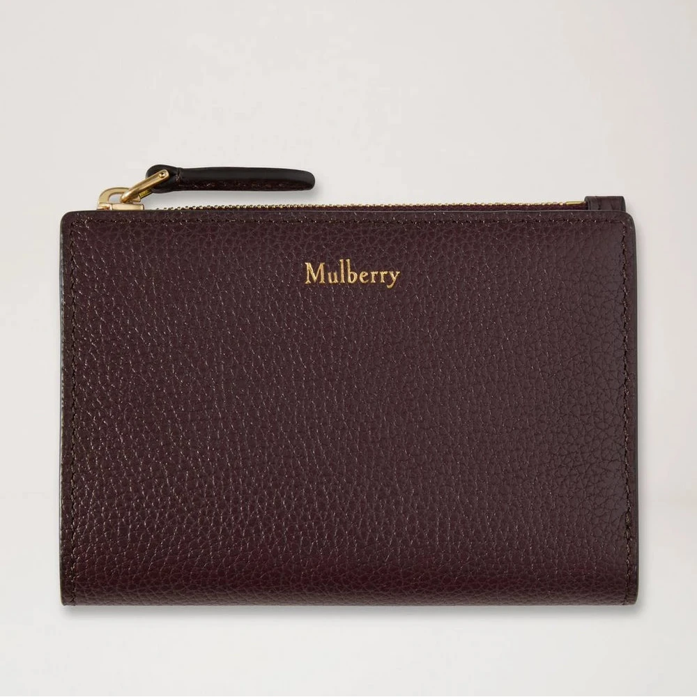 Mulberry Continental Bifold Zipped Wallet Oxblood – RL8045/205K195