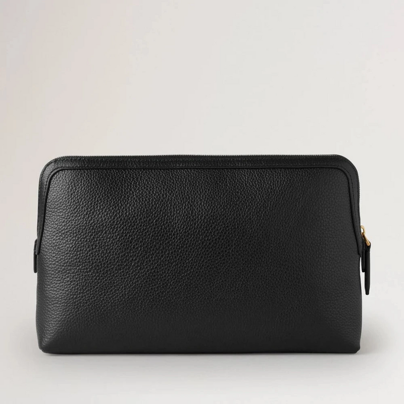 Mulberry Medium Cosmetic Pouch Small Classic Grain Black