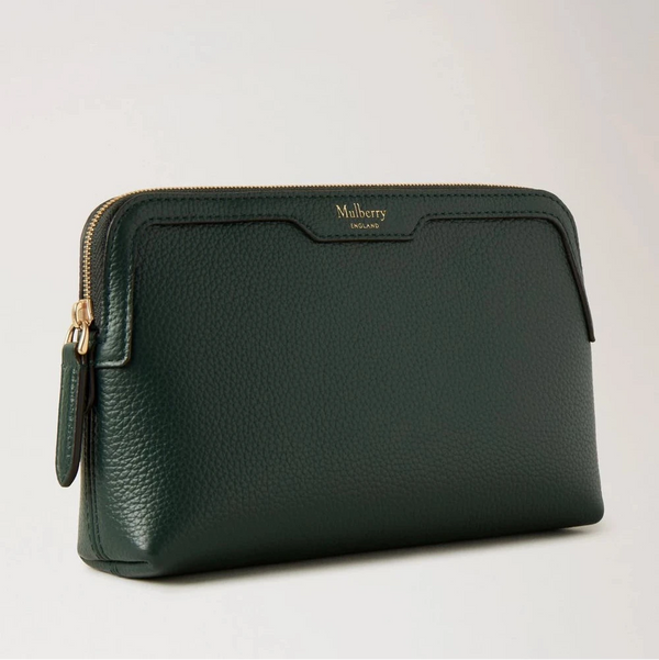 Mulberry Small Cosmetic Pouch Mulberry Green Small Classic Grain