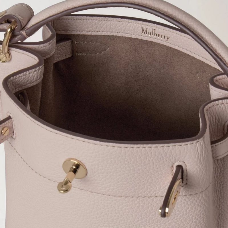 Mulberry Mini Islington Bucket Small Classic Grain Blossom Pink