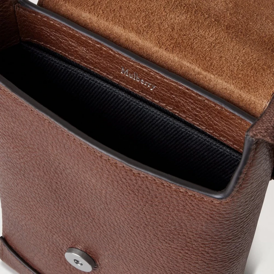 Mulberry Chiltern Phone Pouch Oak Natural Vegetable Tanned