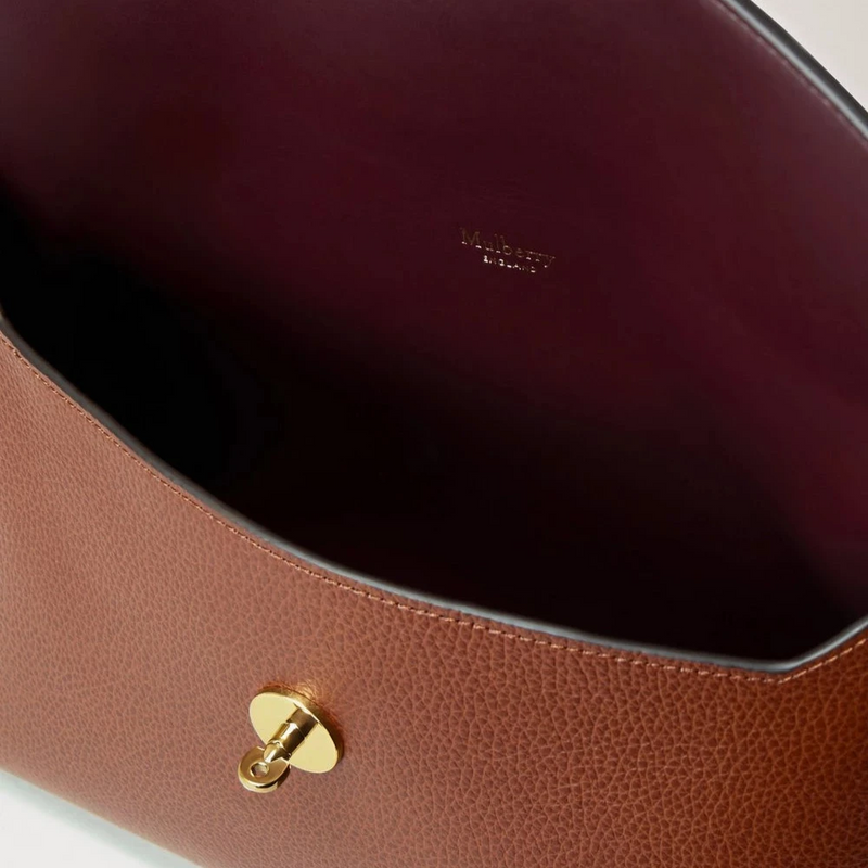 Mulberry Large Darley Cosmetic Pouch Oak Small Classic Grain