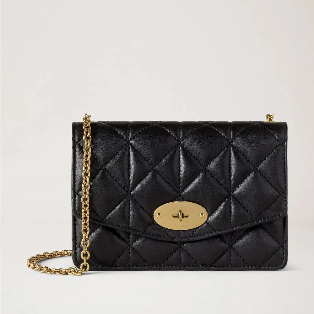 Mulberry Small Darley Quilted Vesta Nappa Black