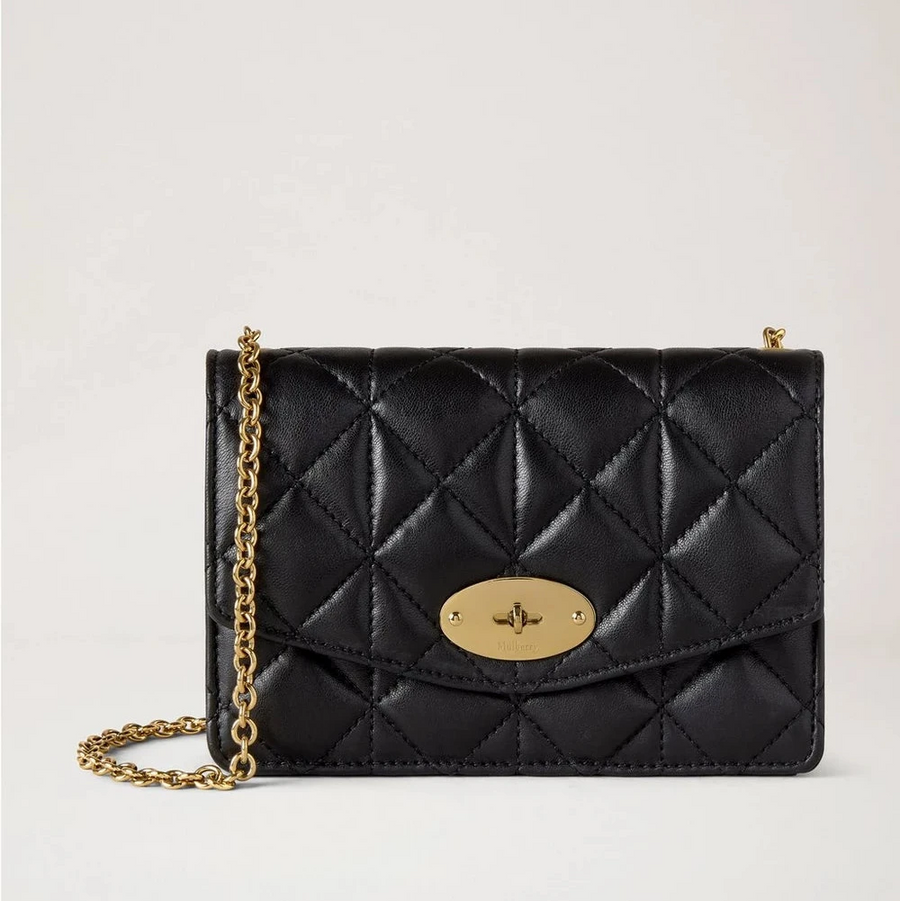 Mulberry Small Darley Quilted Vesta Nappa Black