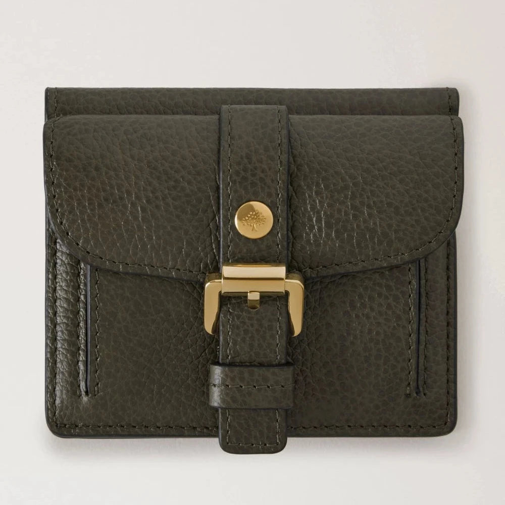 Mulberry Roxanne Wallet Small Classic Grain Juniper Green