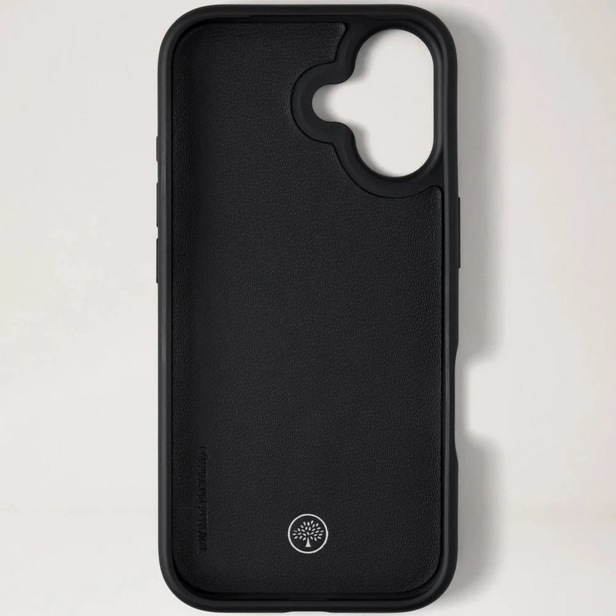 Mulberry Iphone 17 Case Small Classic Grain Black