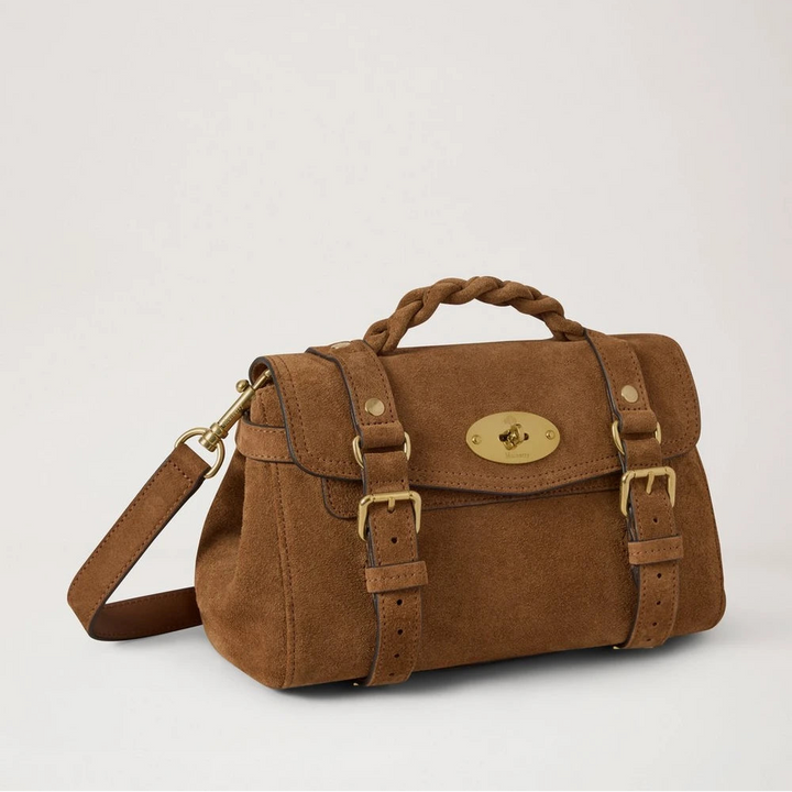 Mulberry Mini Alexa Vintage Oak Suede – produktbillede 2