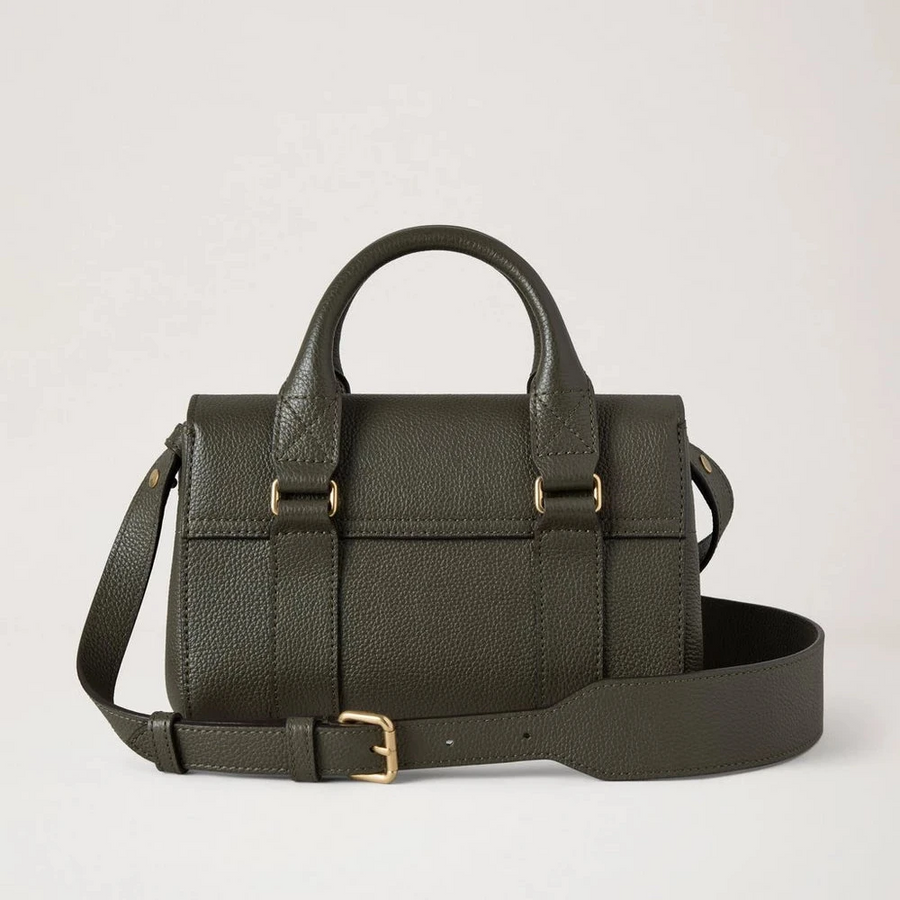 Mulberry Mini Heritage Bayswater Small Classic Grain Juniper Green