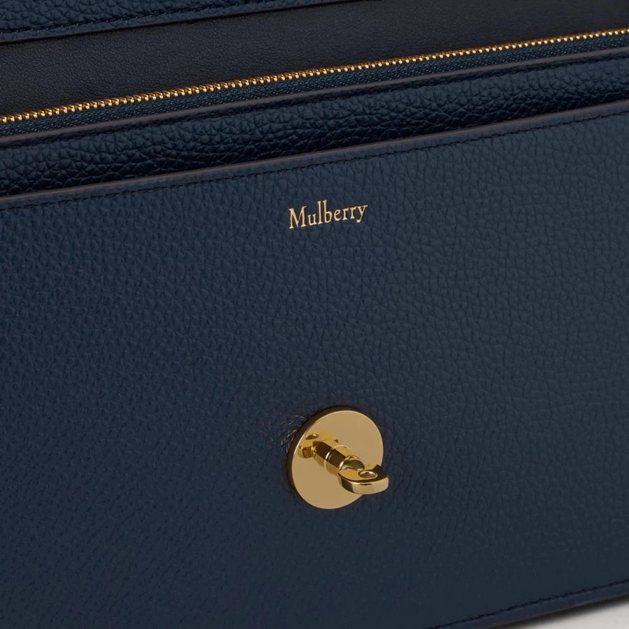 Mulberry Darley Clutch Small Classic Grain Night Sky