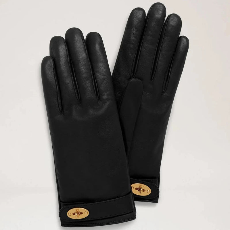 Mulberry Darley Gloves Nappa Leather Black