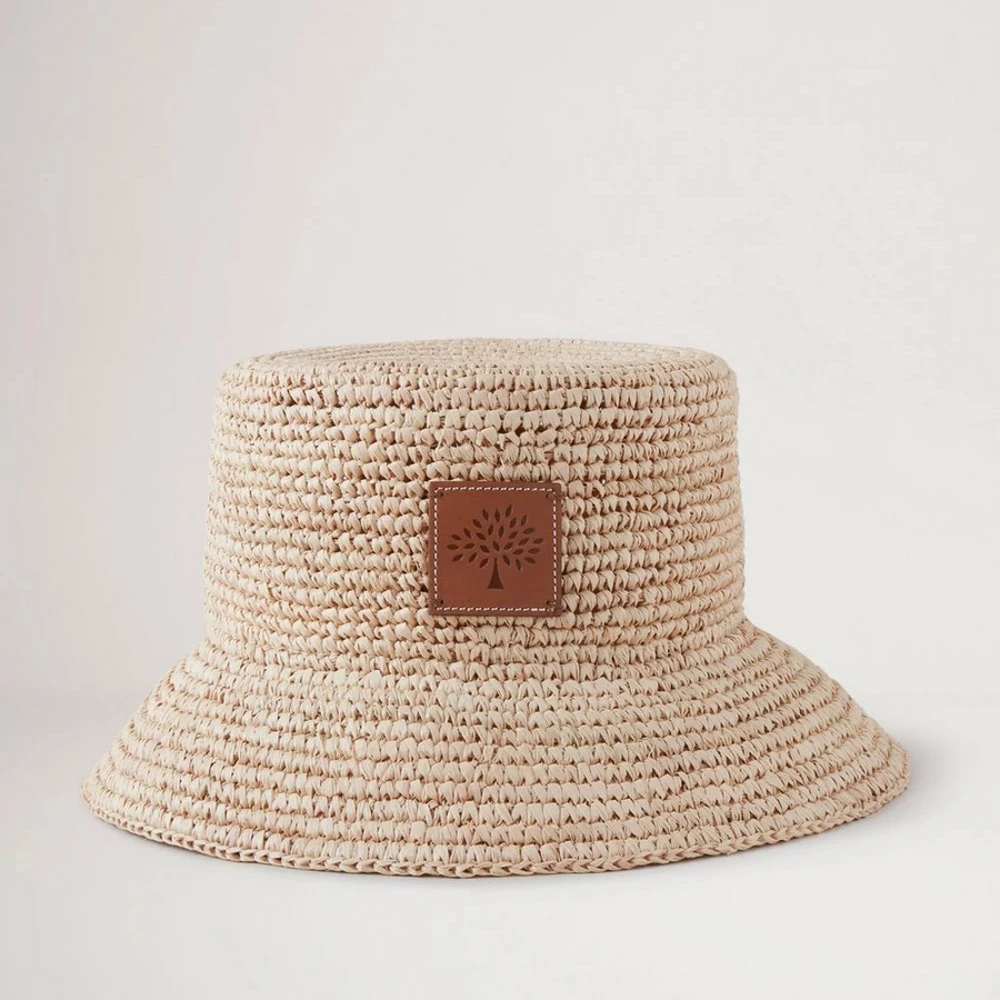 Mulberry Summer Raffia Bucket Hat / Sommerhat