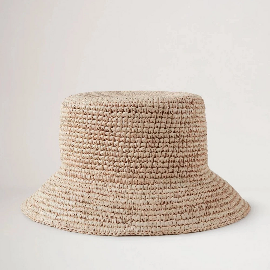 Mulberry Summer Raffia Bucket Hat / Sommerhat