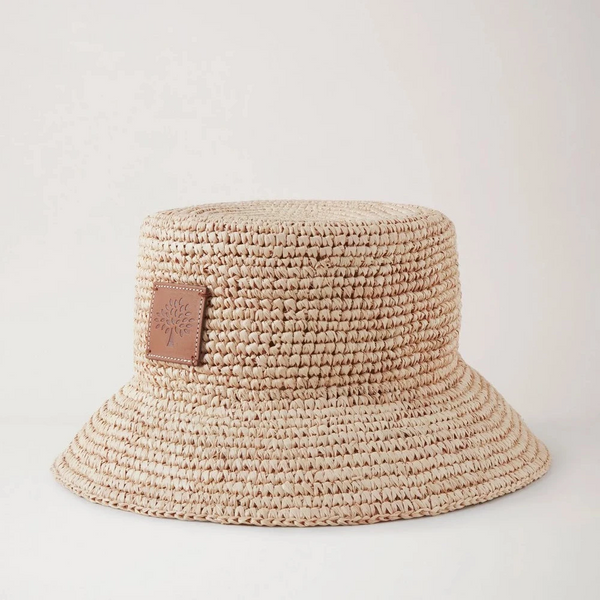 Mulberry Summer Raffia Bucket Hat / Sommerhat