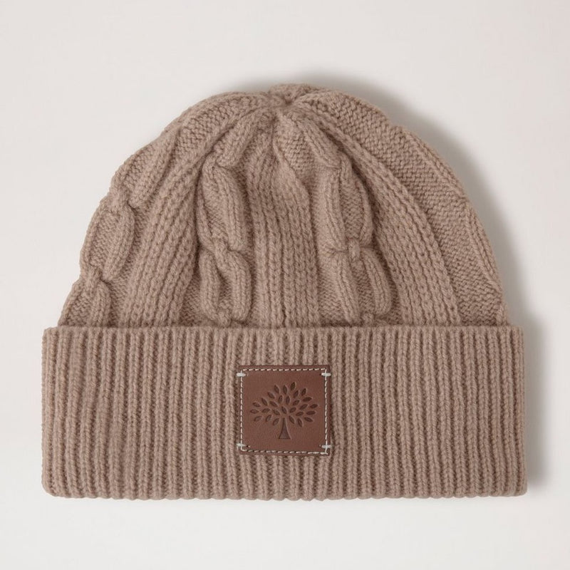 Mulberry Softie Chain Cable Beanie Maple