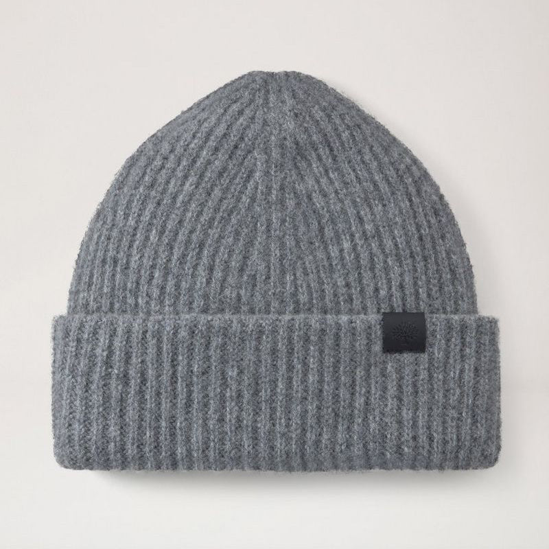Mulberry Tree Chunky Wool Beanie Dark Grey