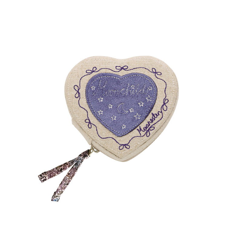 Maanesten Heart Jewelry Box Sand - Smykkerskrin