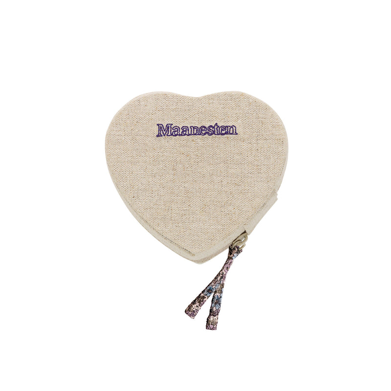 Maanesten Heart Jewelry Box Sand - Smykkerskrin