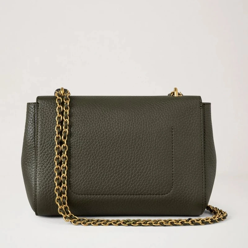 Mulberry Lily Heavy Grain Juniper Green