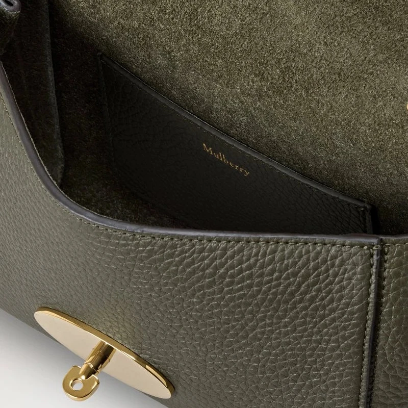 Mulberry Lily Heavy Grain Juniper Green