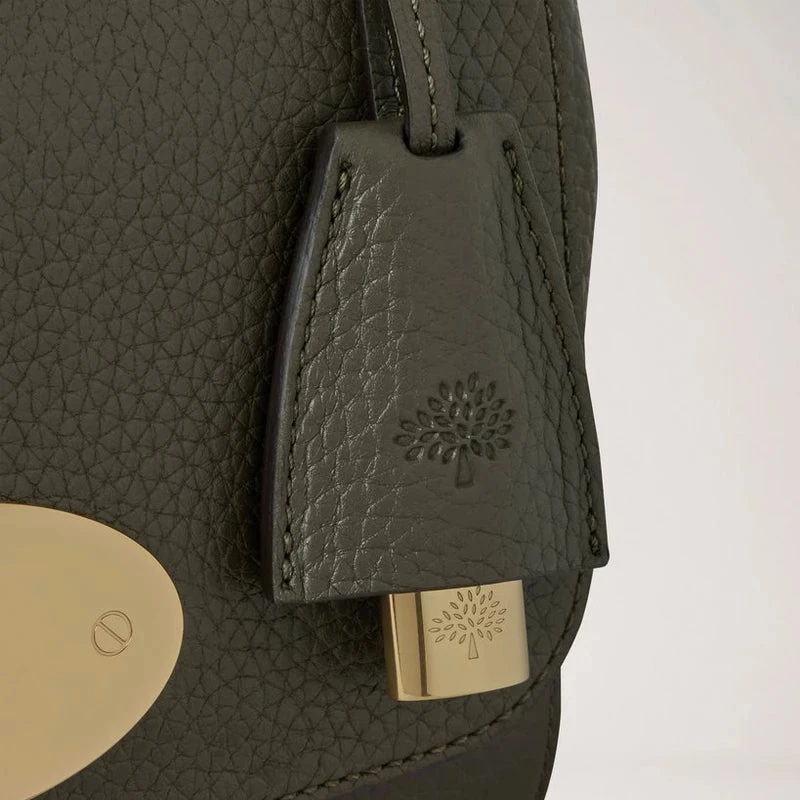 Mulberry Lily Heavy Grain Juniper Green