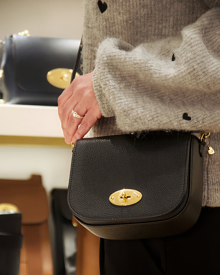 Mulberry Taske - Small Darley Satchel Classic Grain Black