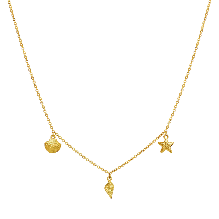 Maanesten Iluka Halskæde – Forgyldt