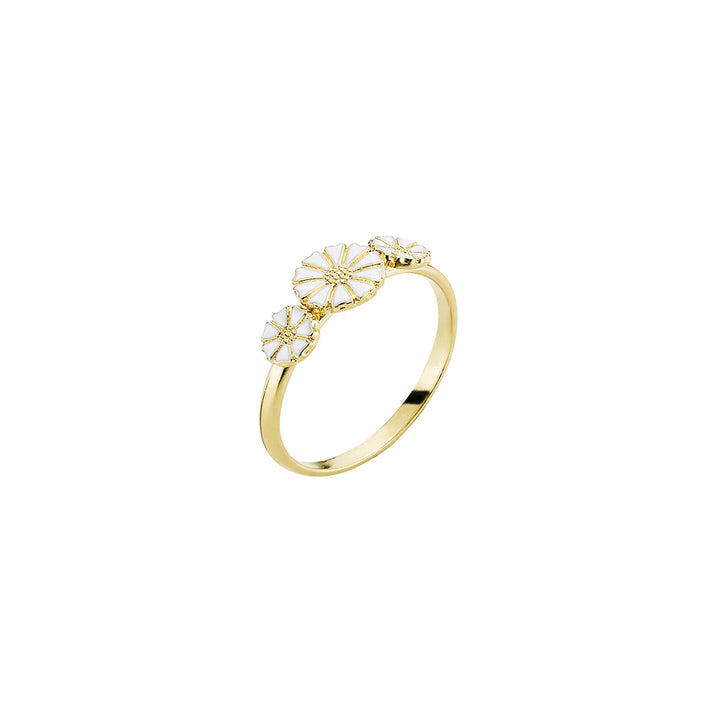Marguerit Ring med 3 Margueriter