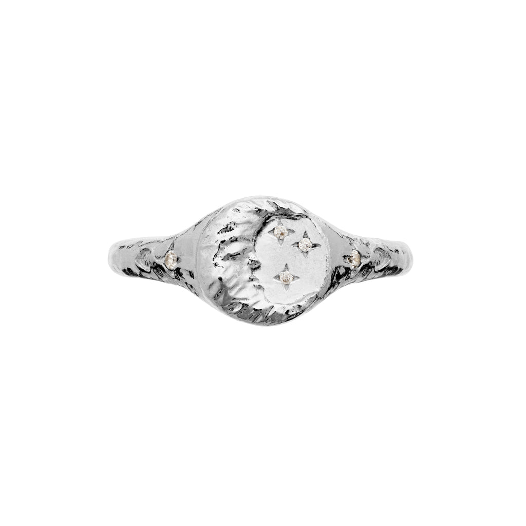 Maanesten Magdalena Sølv Ring