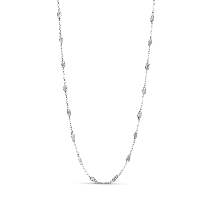 Enamel Kia Necklace sølv - N116SM