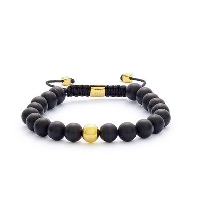 Alexander Lynggaard Armbånd - Onyx Matte Braided 8mm