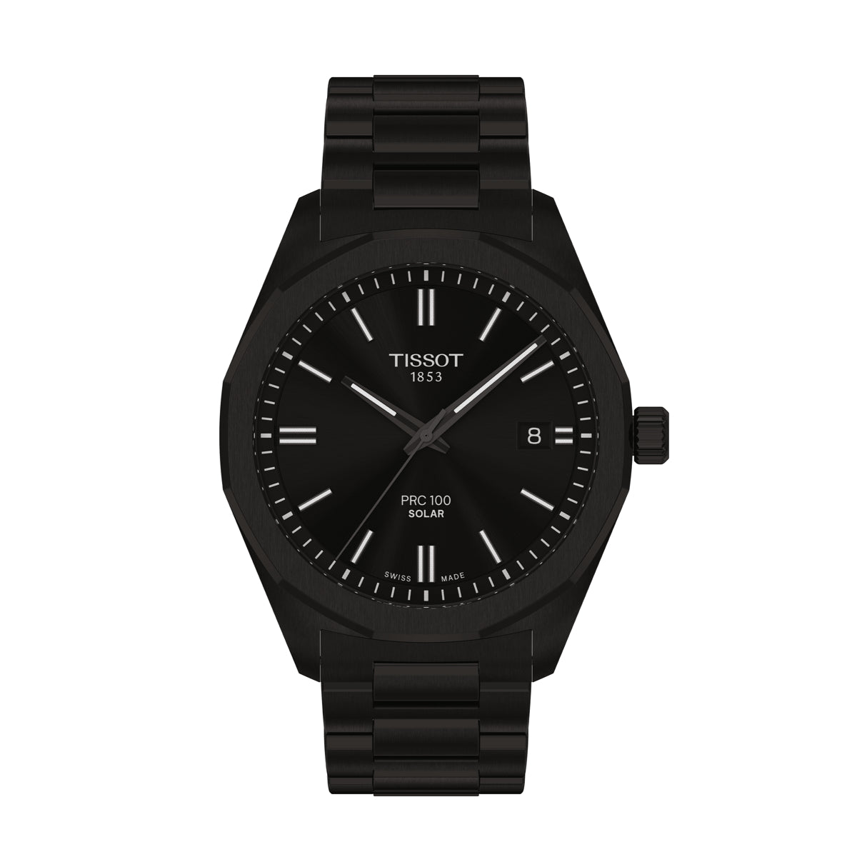 TISSOT PRC 100 SOLAR QUARTZ 39MM BLACK