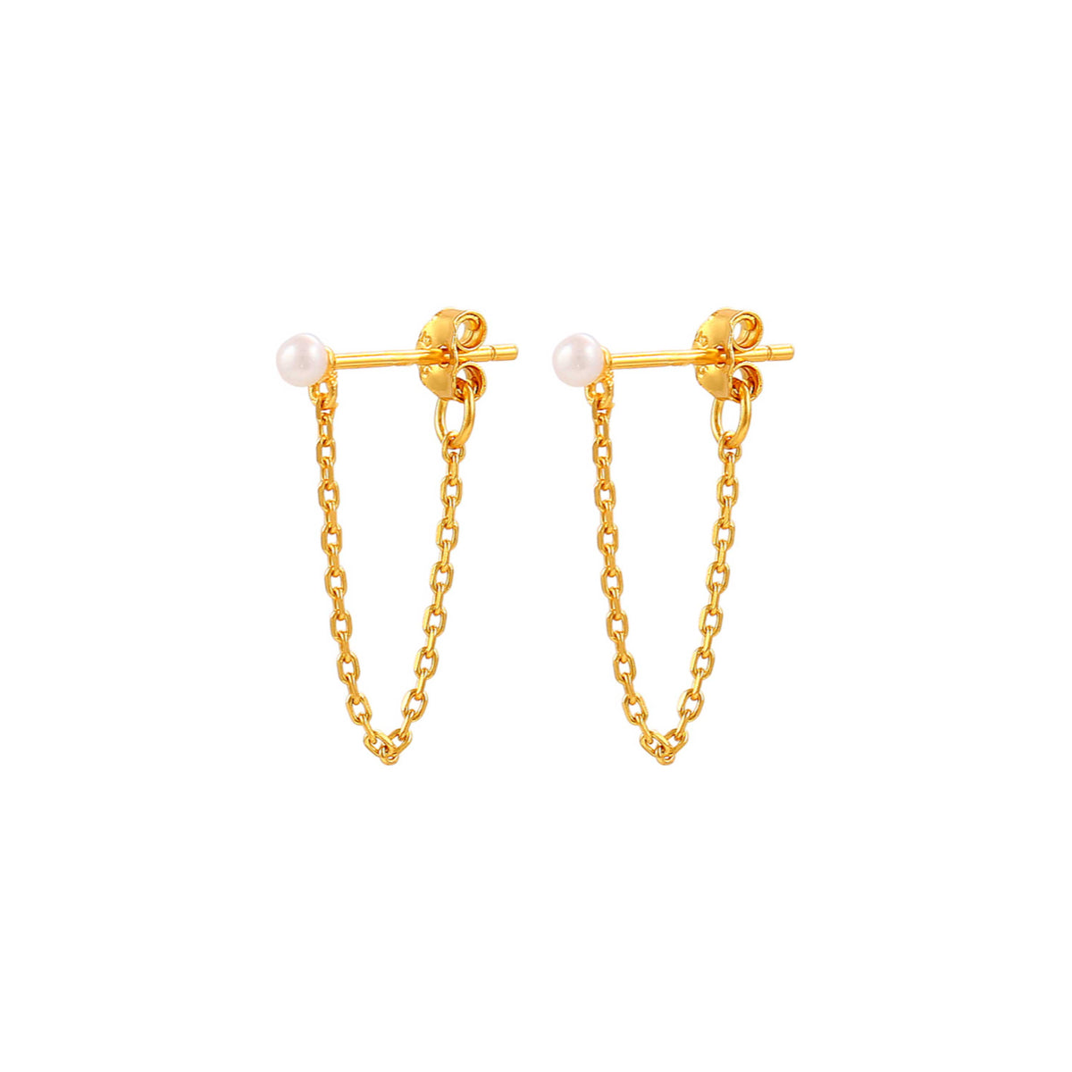 Hultquist Tuva Pearl Earrings - Øreringe - S08645G
