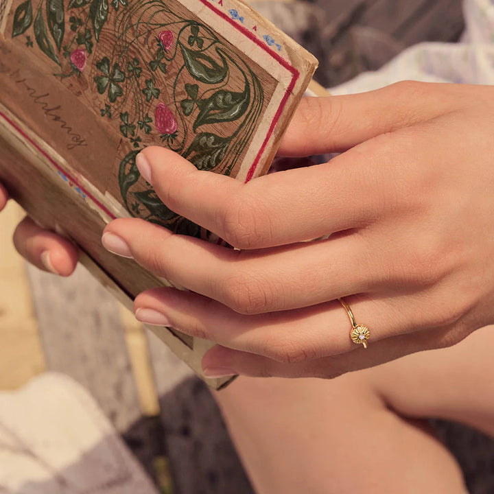 Maanesten Tacita Ring – Forgyldt