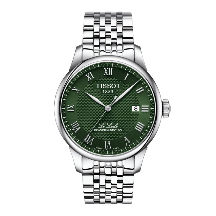 TISSOT LE LOCLE POWERMATIC 80 GRØN URSKIVE