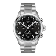 TISSOT CHRONO L 42MM – STÅLLÆNKE / SORT URSKIVE