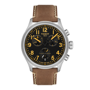 TISSOT CHRONO L 42MM – BEIGE LÆDERREM / SORT URSKIVE