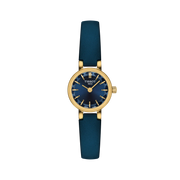 TISSOT LOVELY ROUND 19.5MM – GULD PVD / BLÅ SKIVE