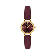 TISSOT LOVELY ROUND 19.5MM – GULD PVD / BORDEAUX