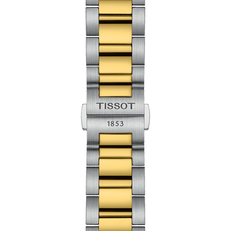 TISSOT PR 100 CHRONOGRAPH PVD MED SØLV URSKIVE