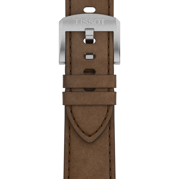 TISSOT PRC 100 SOLAR QUARTZ 39MM BRUN LÆDERREM
