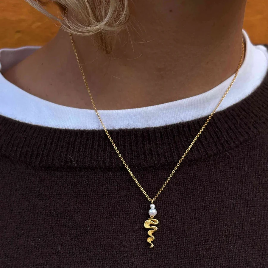 Hultquist Hedda Halskæde – Forgyldt